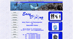 Desktop Screenshot of easydiving.de